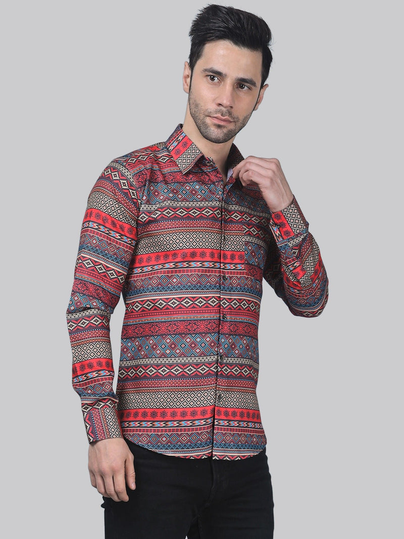 Futuristic Men's Printed Shirt 4