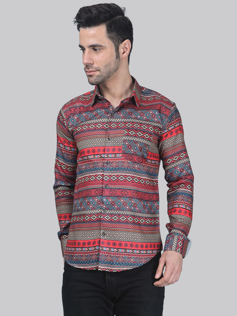Futuristic Men's Printed Shirt 5