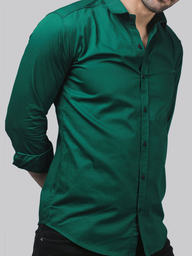 Grunge Green Men's Shirt 1