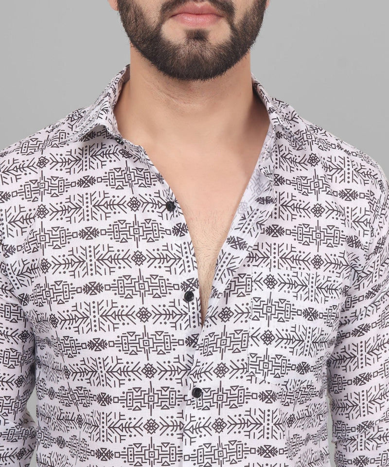 Luxe مطبع رجالي قميص 2