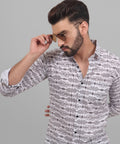 Luxe مطبع رجالي قميص