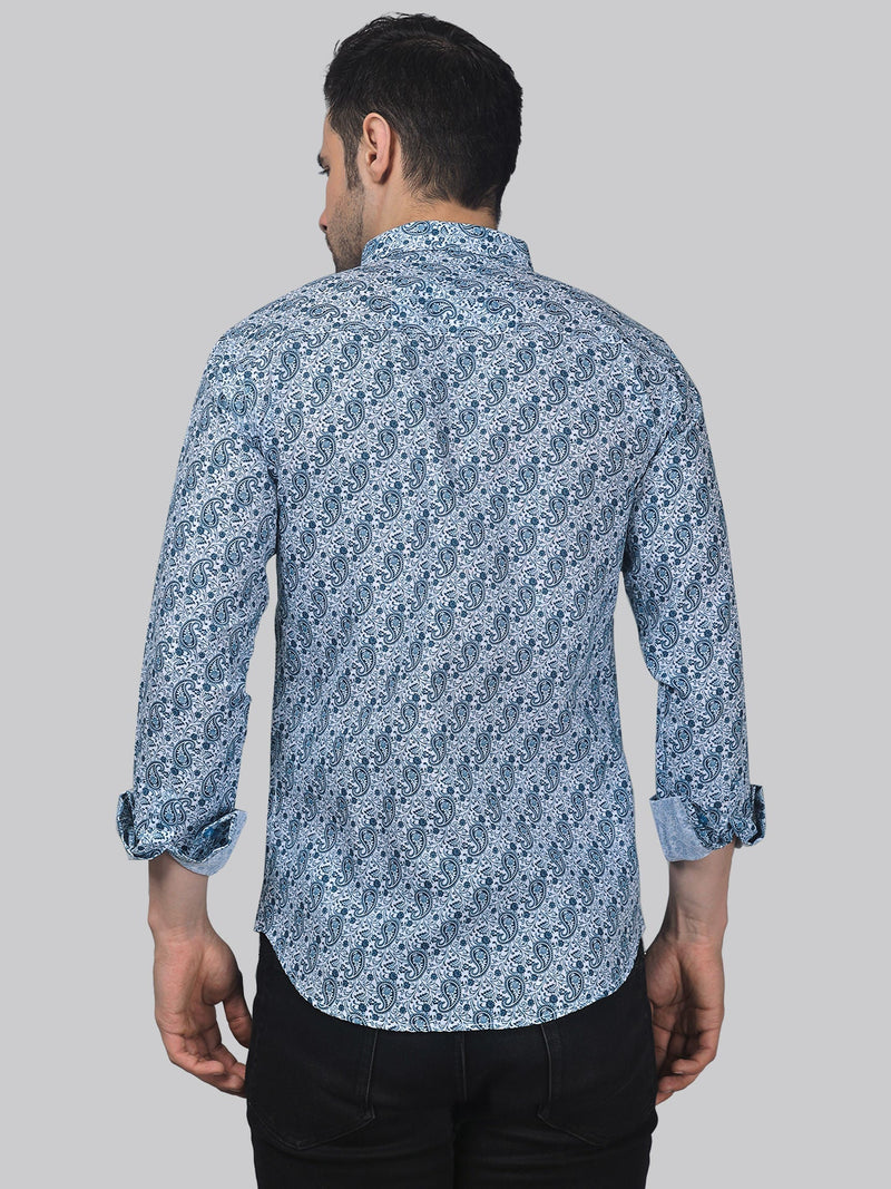 Mystic Cotton Blend Printed Shirt for Men 3
