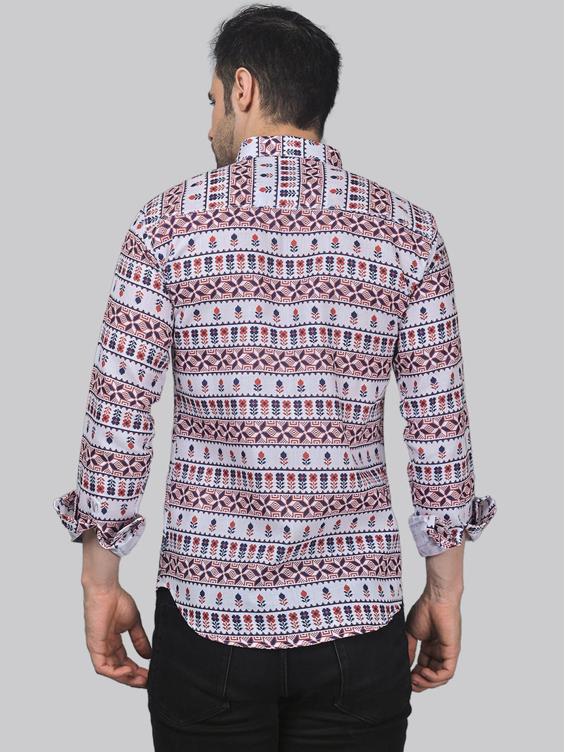 Starry Night Printed Shirt for Men 6