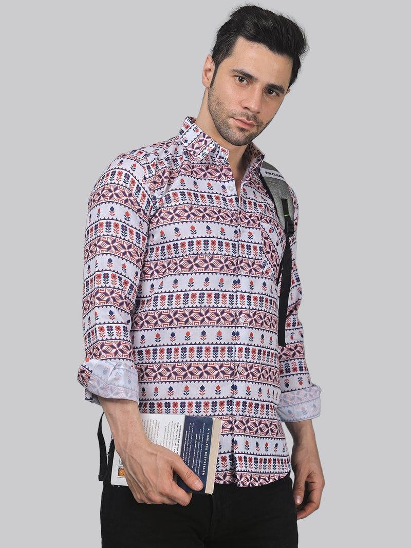Starry Night Printed Shirt for Men 3