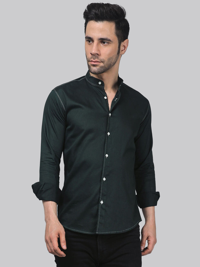 Streetwise Dark Green Men's Shirt 5