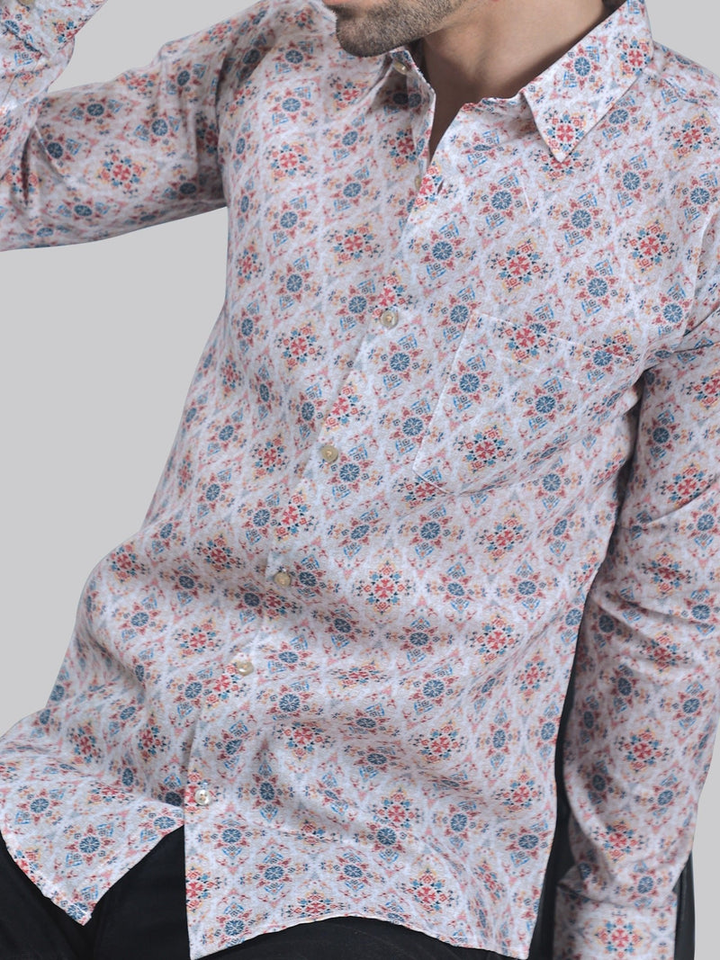 Glamo Men's Printed Shirt 1