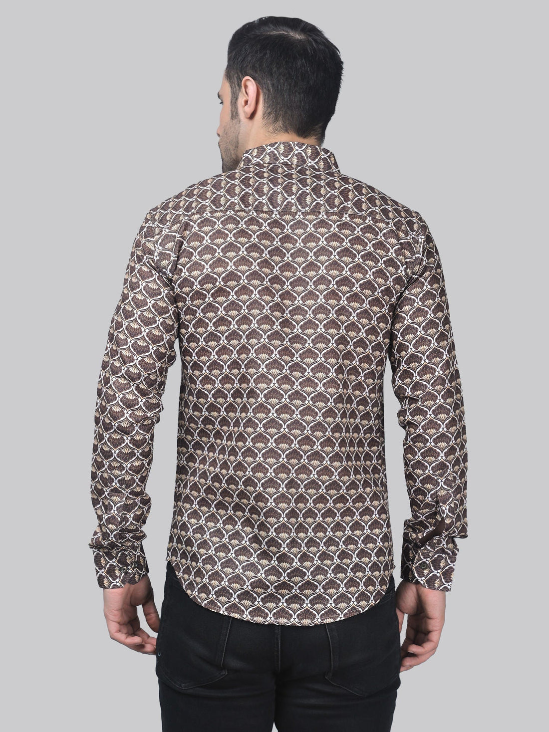 
TryBuy TryBuy ফ্যান্সি ফুল স্লিভ Casual লিনেন প্রিন্টেড পুরুষদের শার্ট - TryBuy® USA🇺🇸 ছবি
