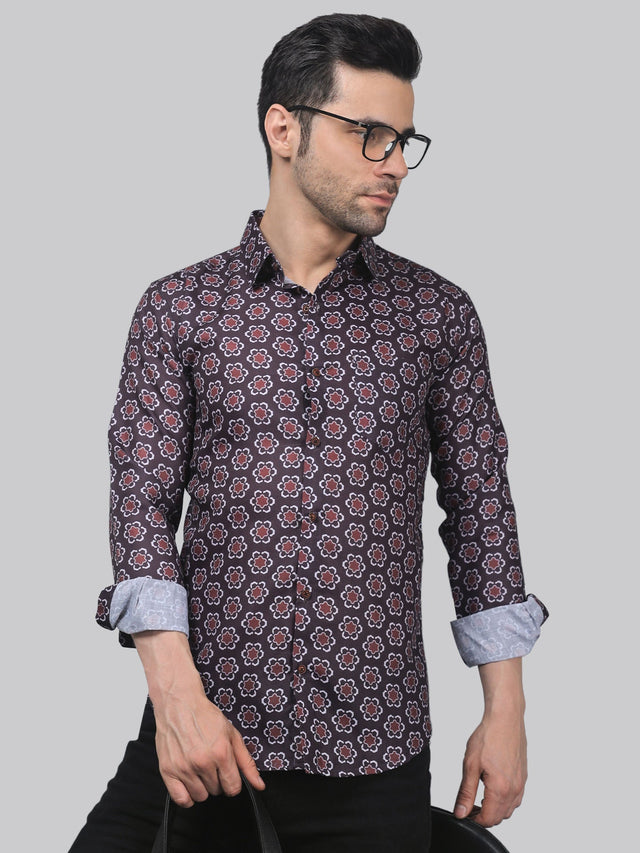 
TryBuy TryBuy পুরুষ's Fashionable ‍ফুল স্লিভ Casual লিনেন প্রিন্টেড শার্ট - TryBuy® USA🇺🇸 ছবি
