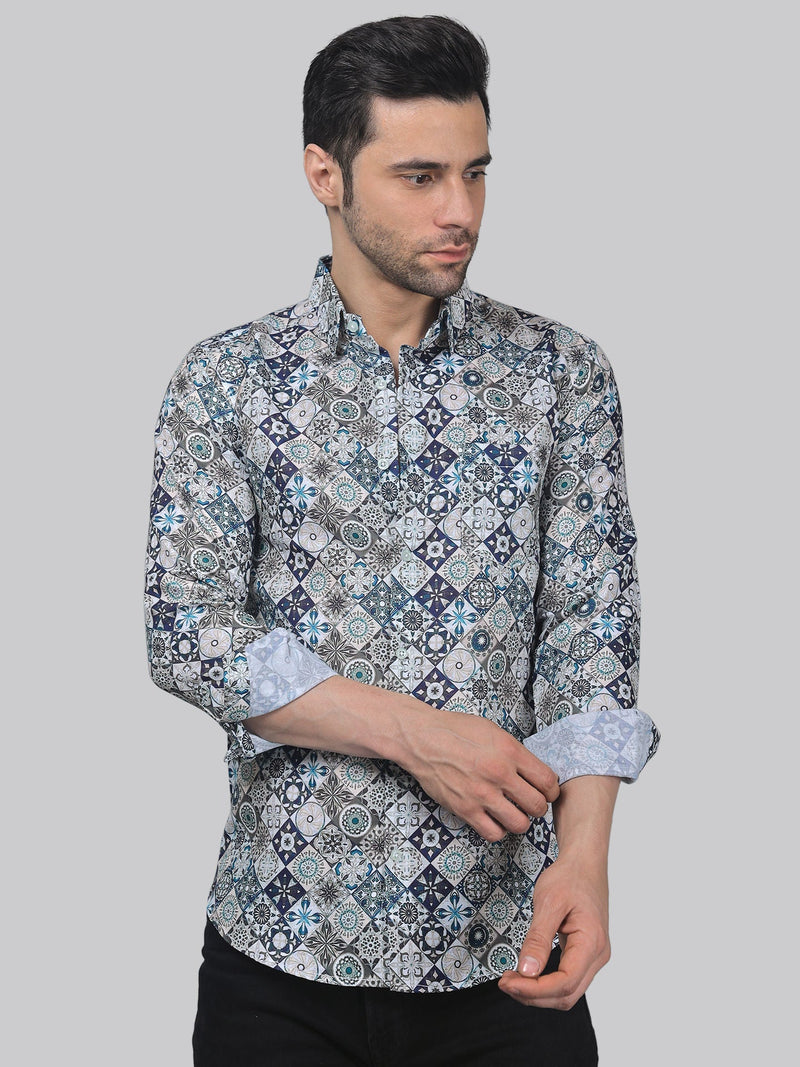 Floral Printed Shirt for Men 3