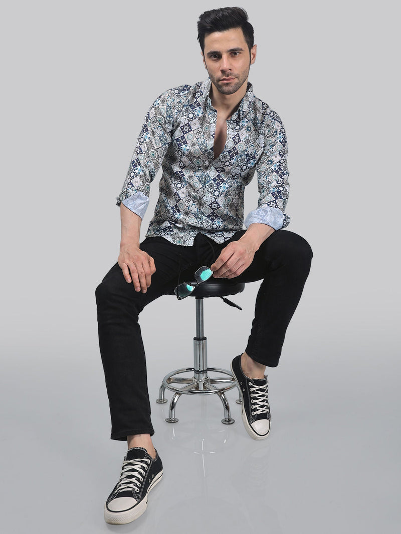 Floral Printed Shirt for Men 5