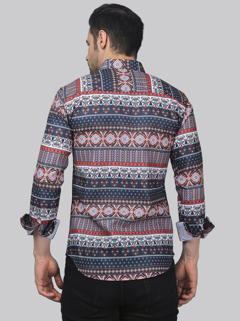 Croma Cotton Blend Printed Shirt for Men 6
