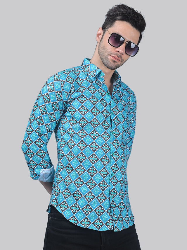 
TryBuy TryBuy baskılı uzun kollu Casual pamuk erkek gömleği - TryBuy® USA🇺🇸 görseli
