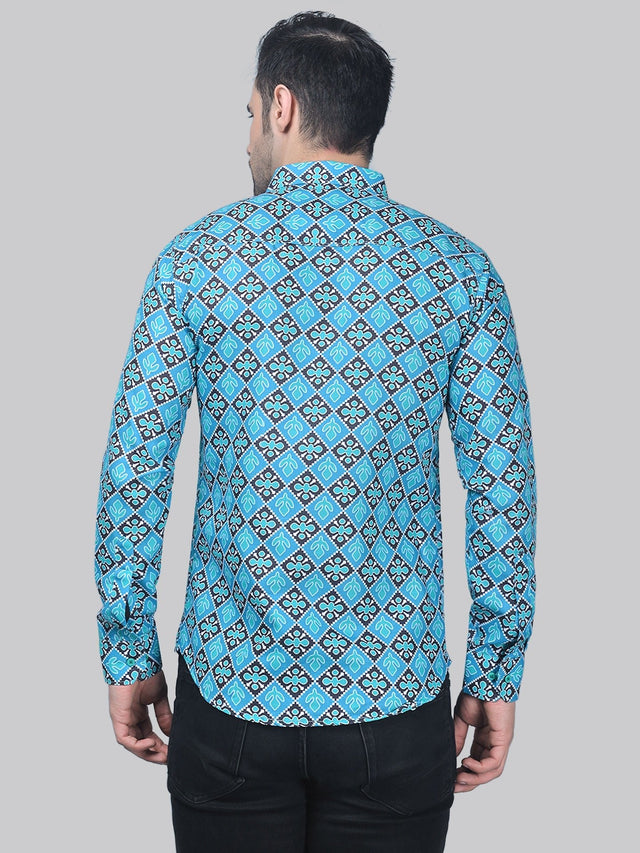
TryBuy TryBuy baskılı uzun kollu Casual pamuk erkek gömleği - TryBuy® USA🇺🇸 görseli
