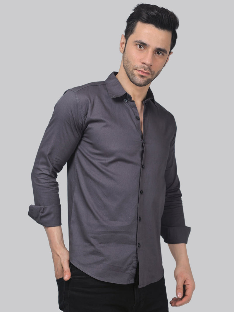 Whimsical Graphite Men's Shirt 4