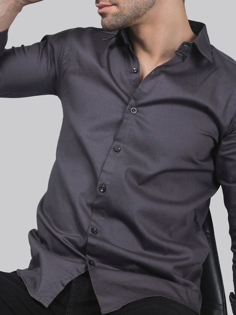 Whimsical Graphite Men's Shirt 1
